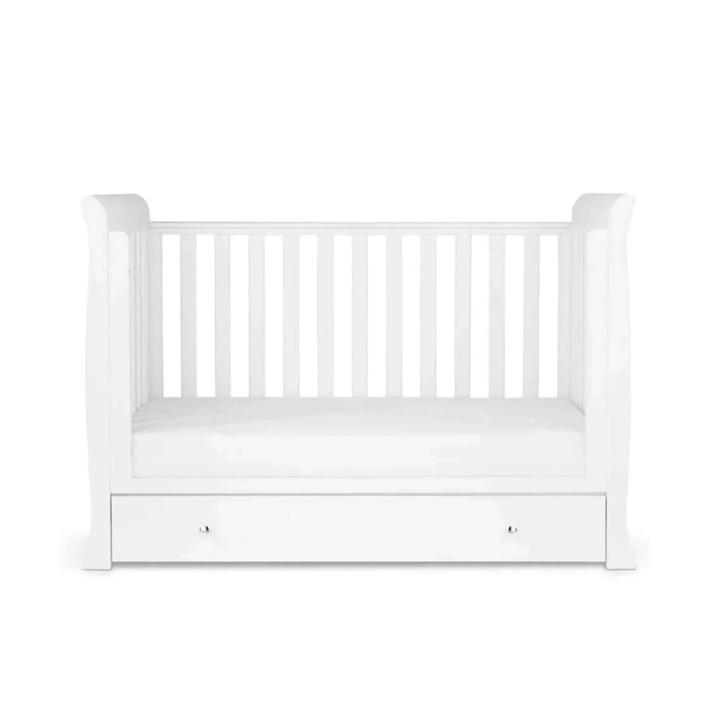 Ickle Bubba Snowdon 4 in 1 Mini 3 Piece Furniture Set White - Fibre Mattress