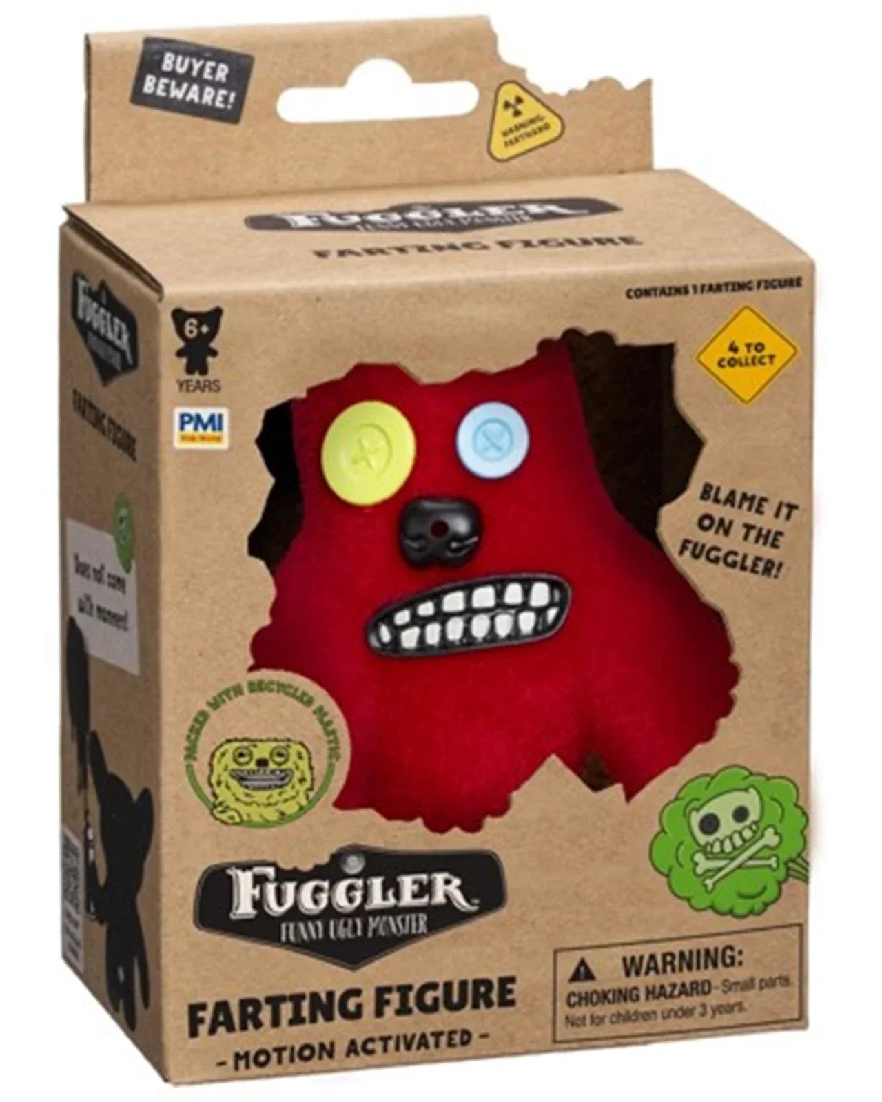 Snaps Fuggler Farting Figurine – 9cm Motion Sensor Collectible Toy