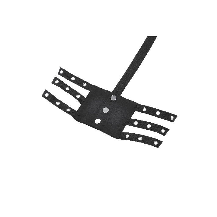 Dark In Love Punk Rib Cage Waist Cincher – Grommet Bondage Corset
