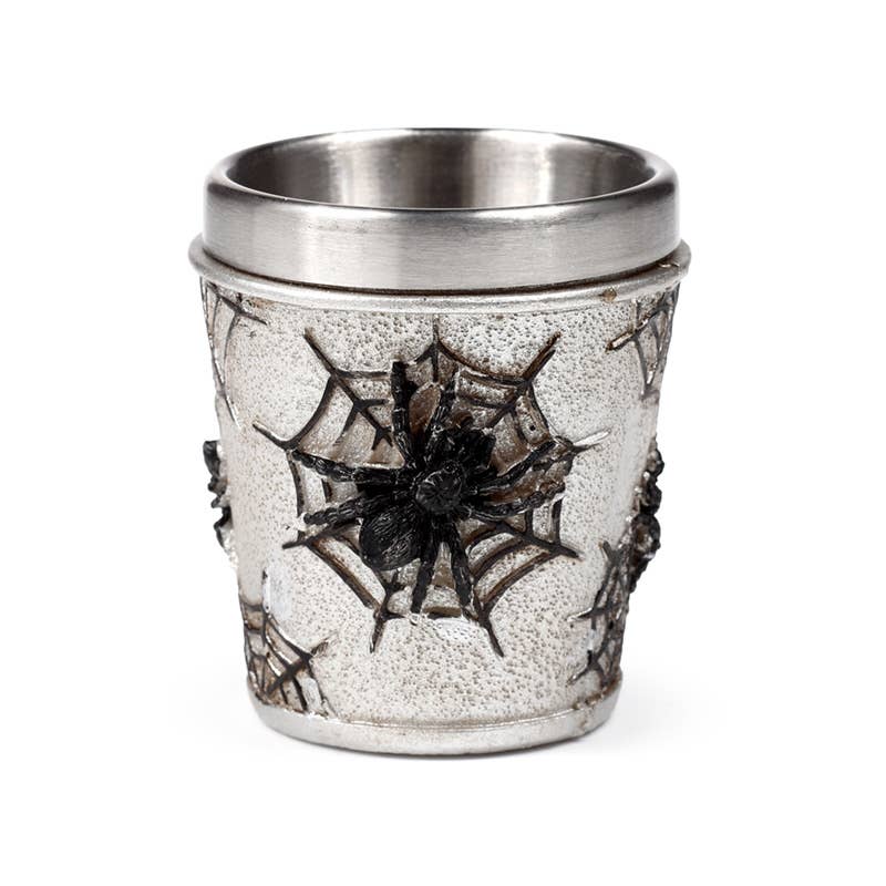 Kate's Clothing Spider Web Shot Glass – Resin and Stainless Steel