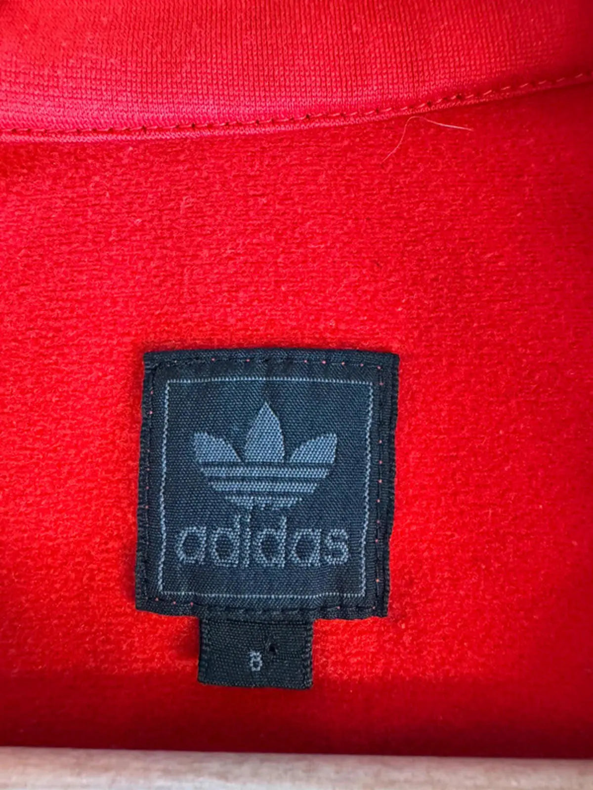 Vintage Adidas Originals Womens Trimm Dich Tracksuit Top Size 8 Retro Indie