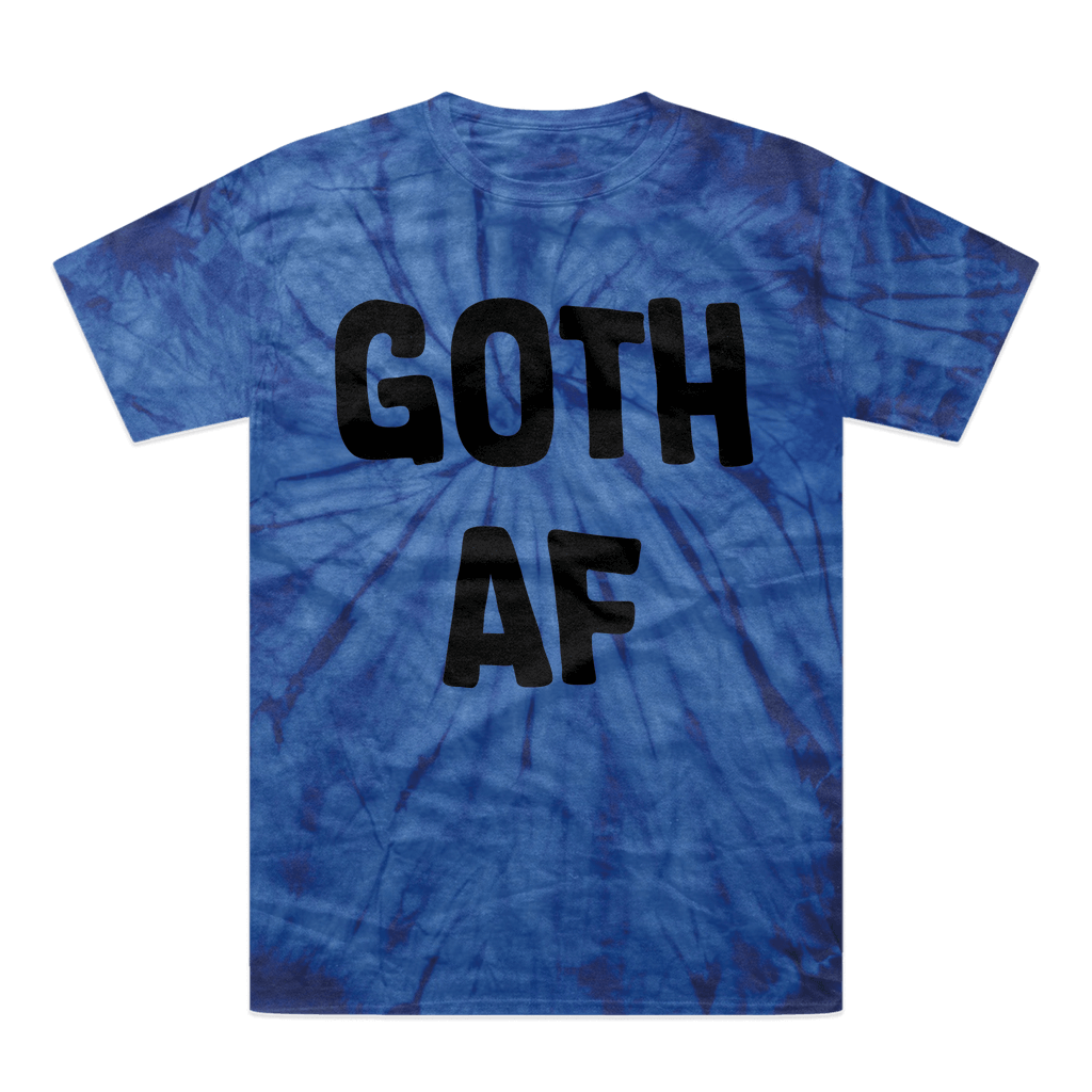 Gothic Attitude Tonal Spider Tie-Dye T-Shirt | 100% Heavyweight Cotton