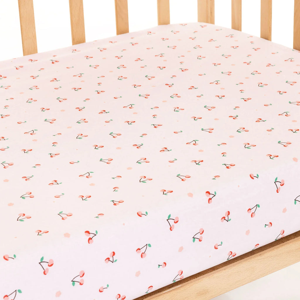 Little Dreams Girl Baby Crib Sheet - Pink