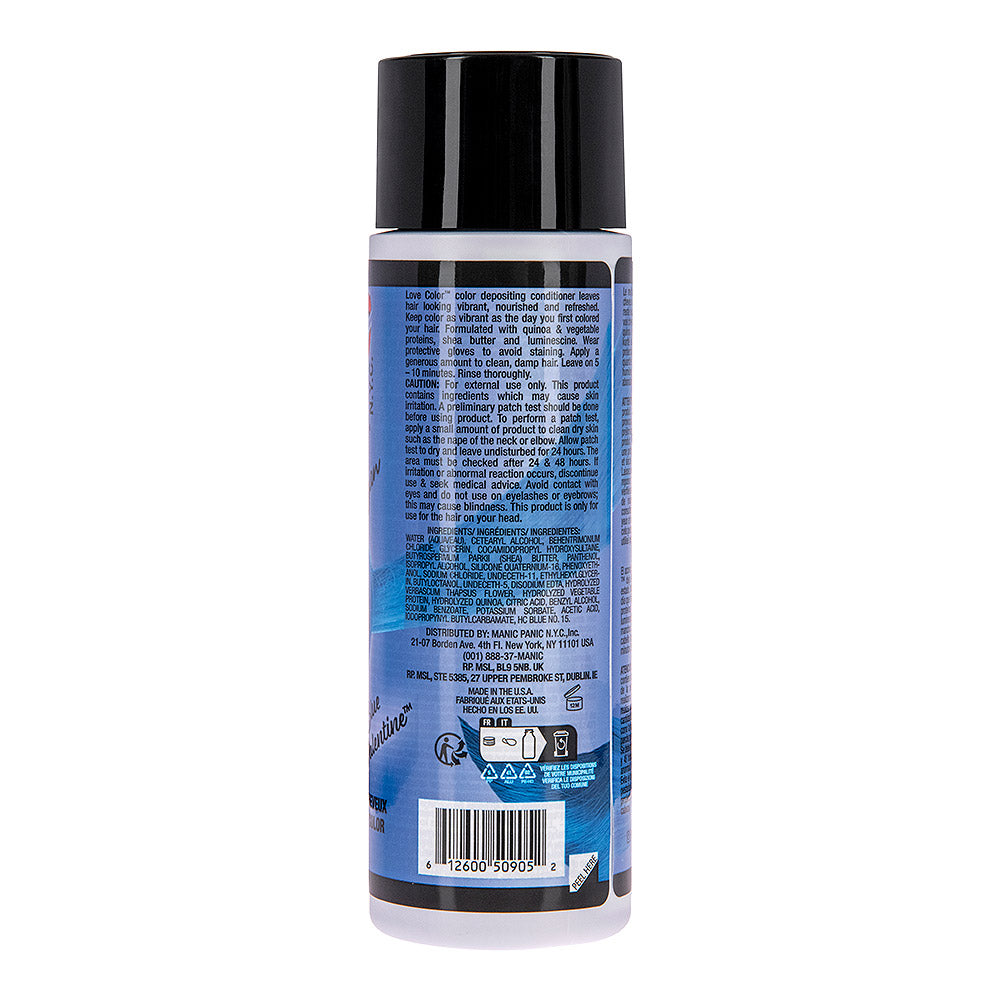 Manic Panic Blue Valentine Love Colour Conditioner - Vegan Hair Care 236ml