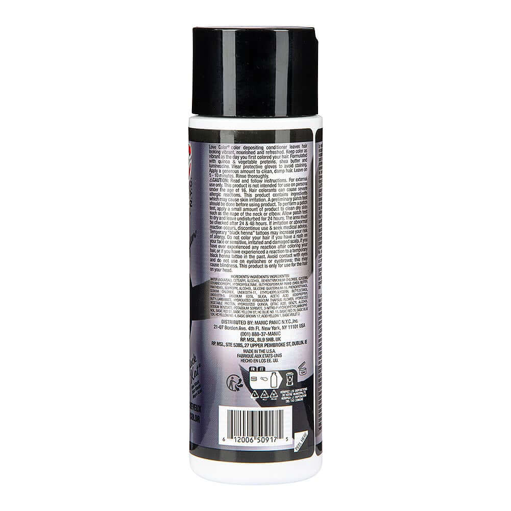 Manic Panic Black Kat Love Color Depositing Conditioner - Vegan 236ml