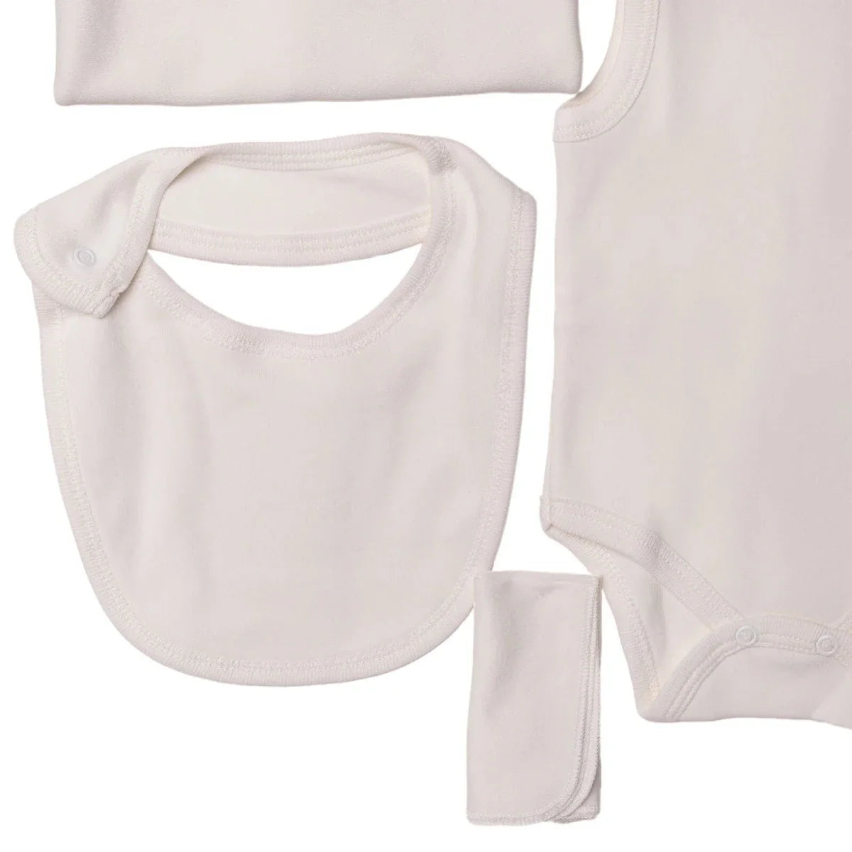 HelloBaby Newborn 10-Piece Newborn Hospital Set - Ecru
