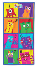 Numberblocks Kids Beach Towel – 100% Cotton Terrycloth – 70x140cm