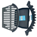 Jolof Store 18-Inch Cast Iron Fireplace Grate with Ash Pan Set