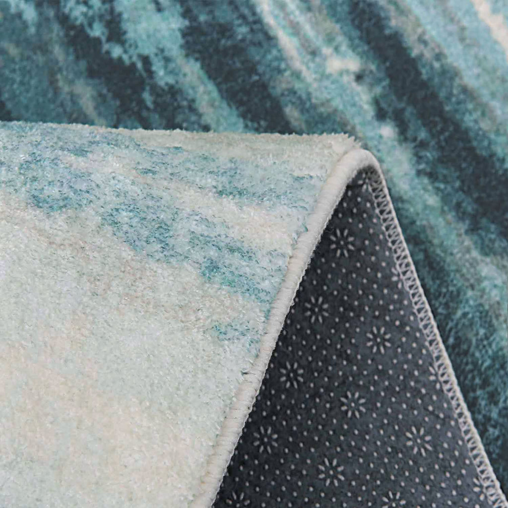 Tinyboy-hbq Modern Abstract Area Rug – Soft Non-Slip Short Pile Carpet
