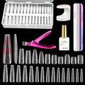 Acrylic Nail Kit with UV Lamp and 320PCS Auxiliary Nail Tips
