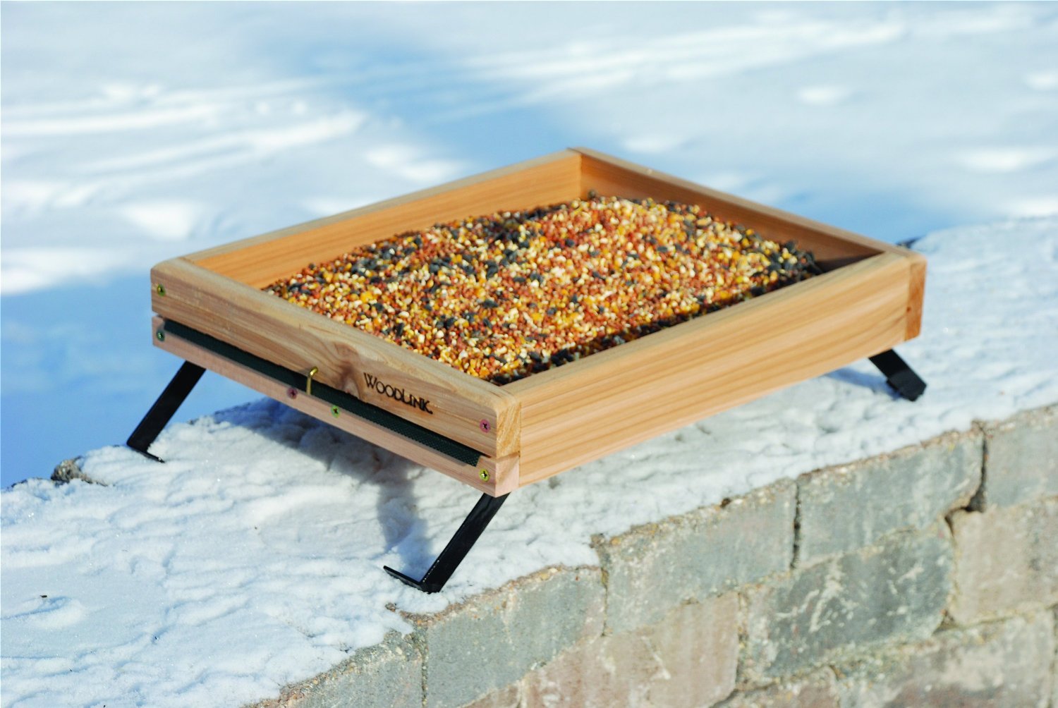 Woodlink Cedar 3-in-1 Platform Bird Feeder | 3lb Seed Capacity