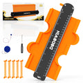 DODOWIN 10" Contour Gauge Profile Tool | Woodworking Angle Finder