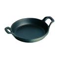 Staub Round Cast Iron Oven Dish – 16cm Matte Black Induction Safe