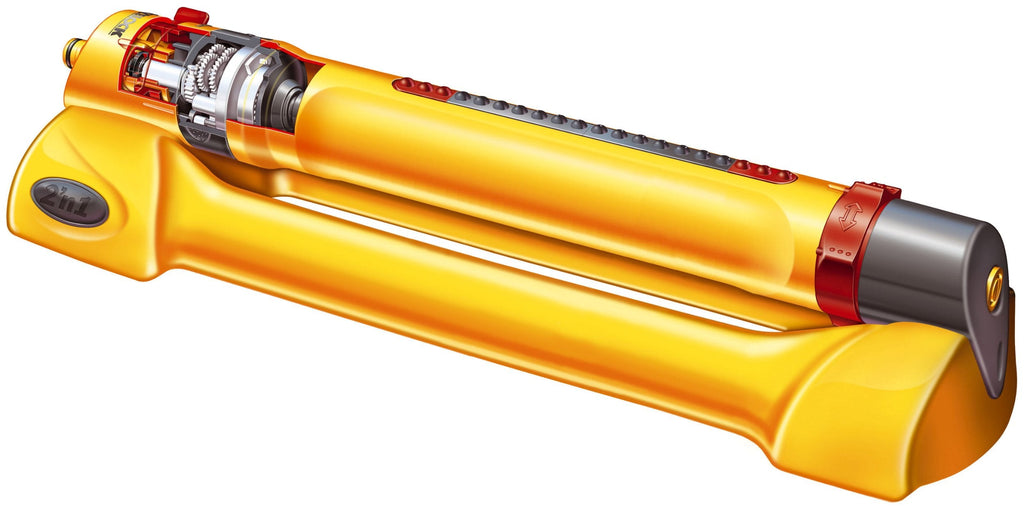 Hozelock Rectangular Oscillating Sprinkler Pro – 200m² Lawn Sprayer