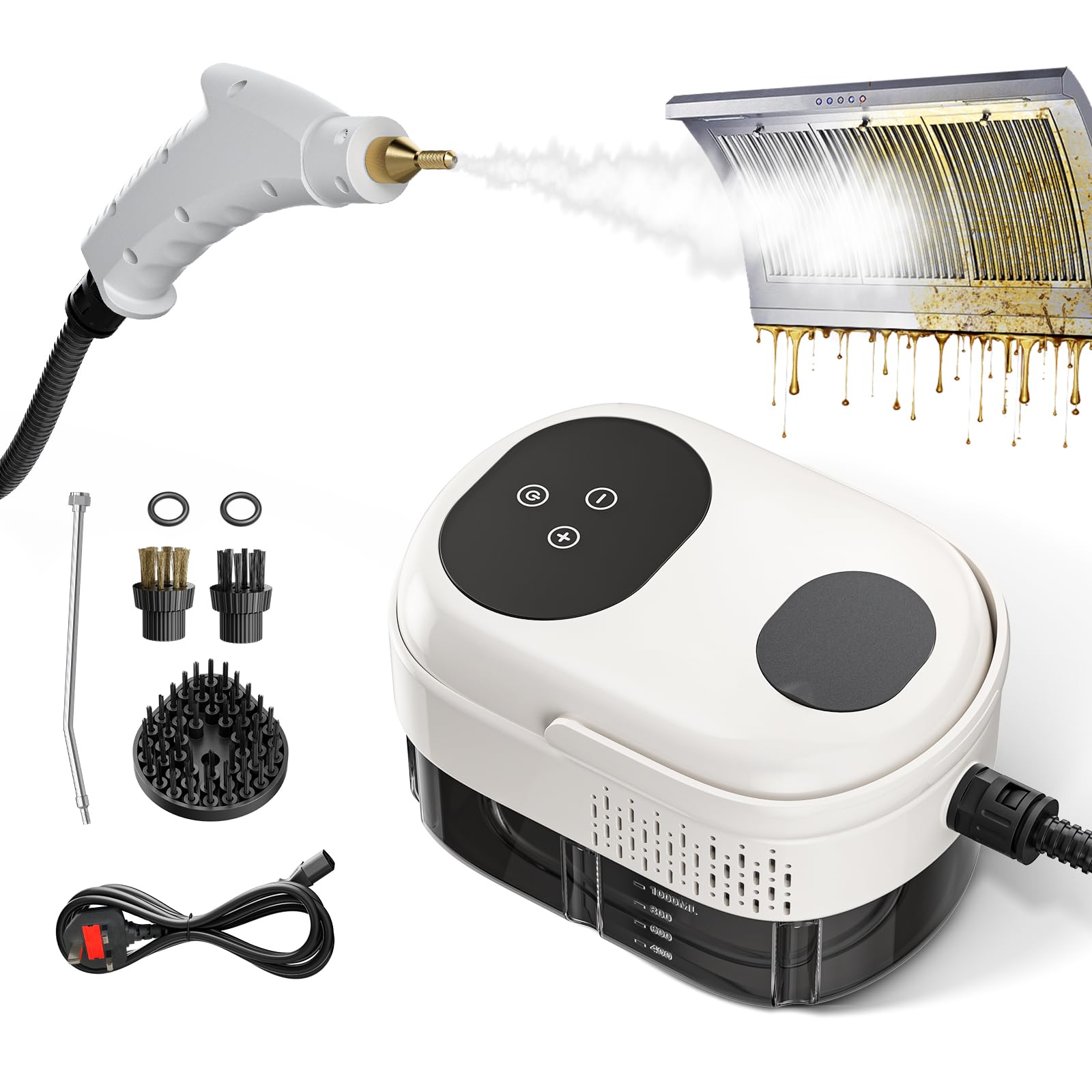Handheld Steam Cleaner – 2500W Portable Multi-Surface Steamer