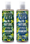 Faith In Nature Seaweed & Citrus Shampoo and Body Wash Duo Pack - 400ml