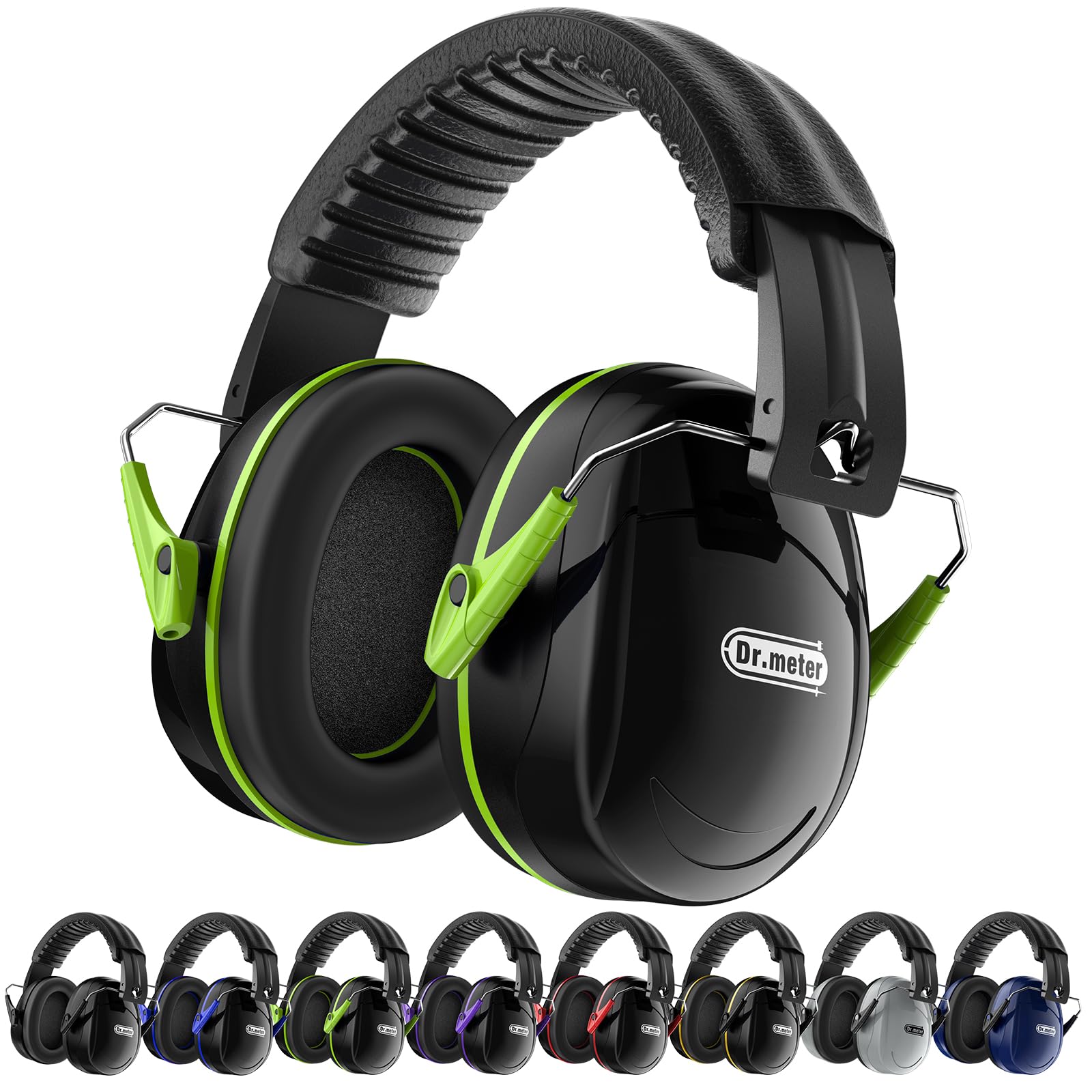 Dr.meter Ear Defenders – SNR 31dB Noise Reduction Safety Earmuffs