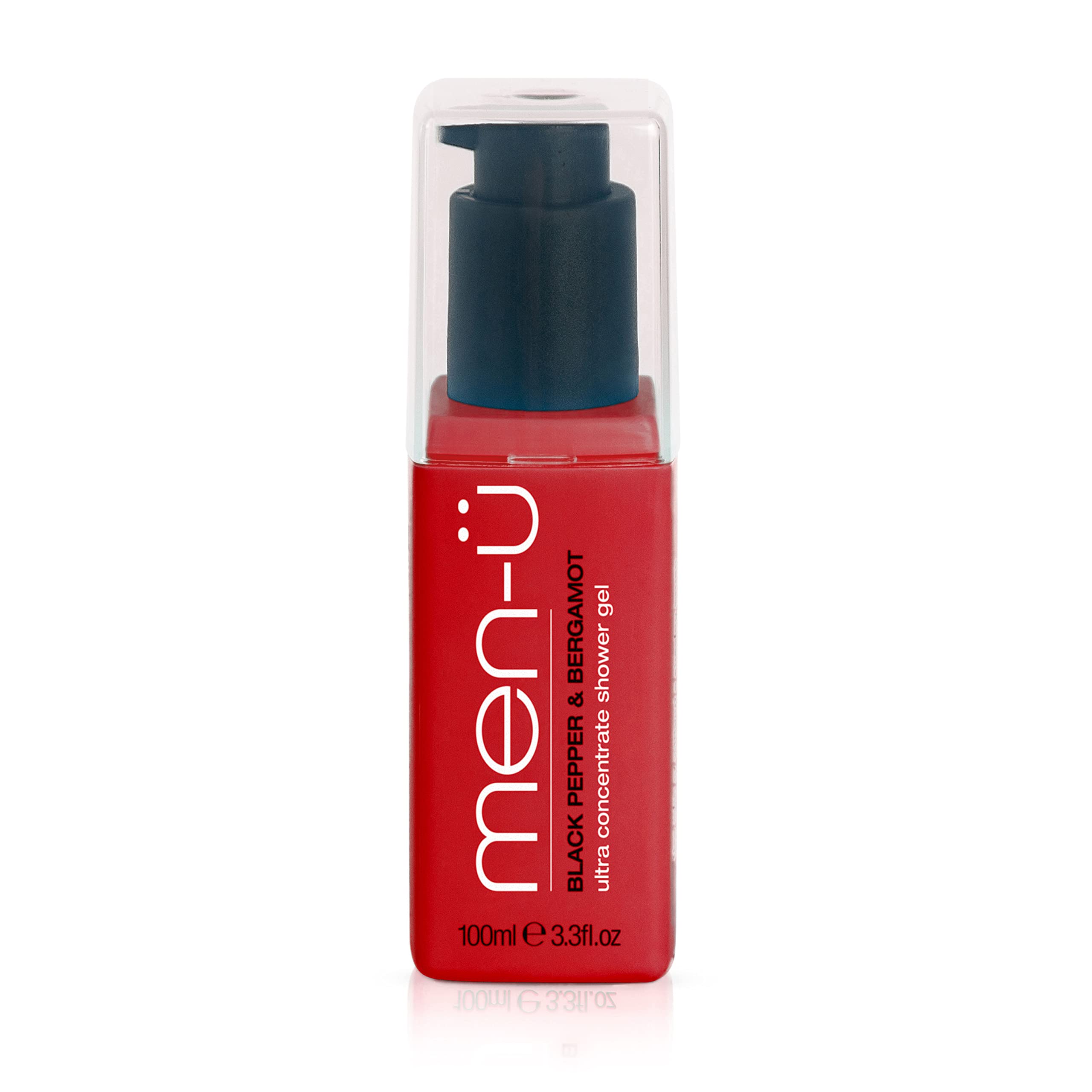 men-ü Black Pepper & Bergamot Shower Gel – Ultra Concentrate 100ml