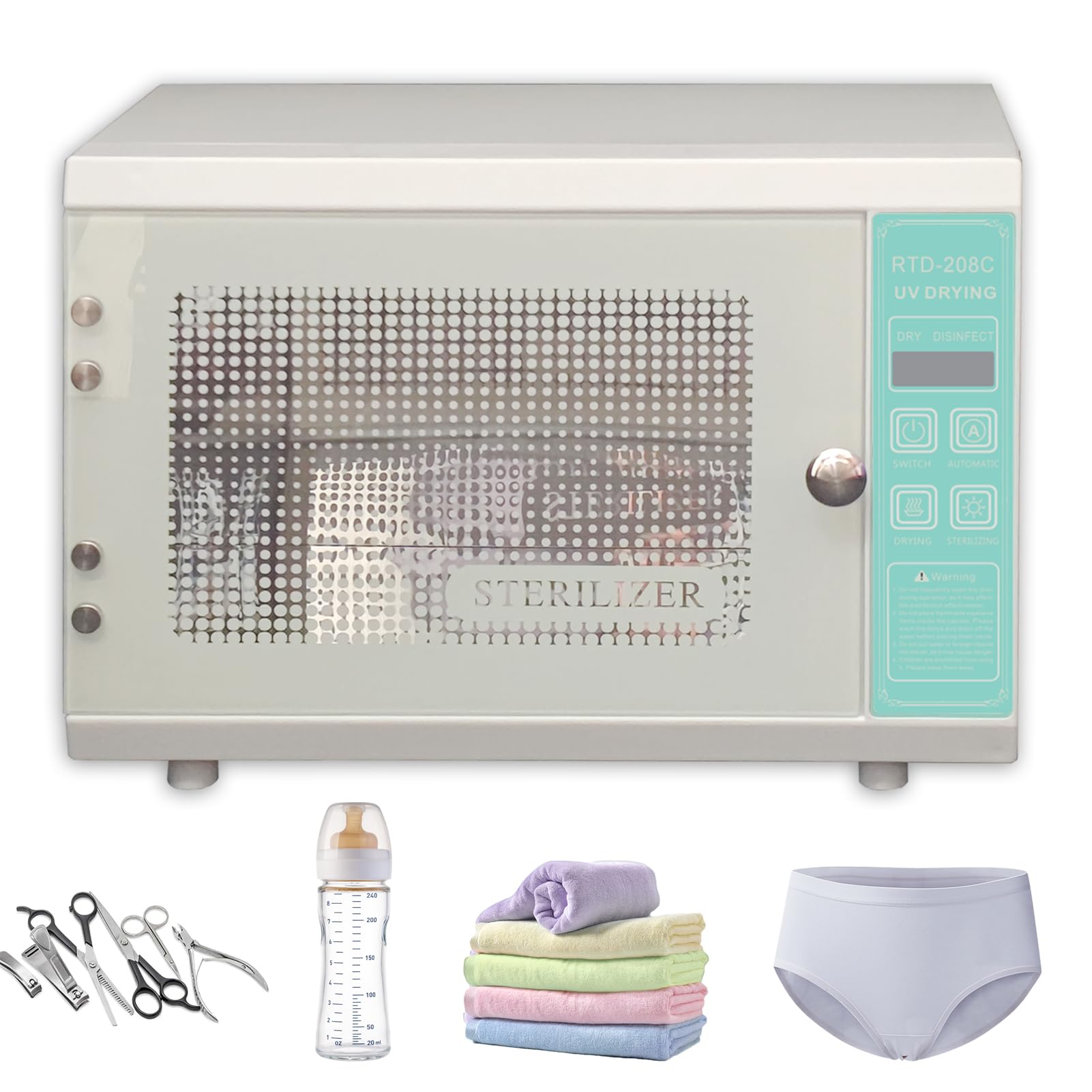 BACTIBLAST UV Steriliser and Dryer | 4-in-1 Baby Bottle & Towel Warmer