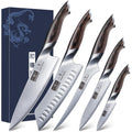 HOSHANHO 5-Piece Japanese Stainless Steel Kitchen Knife Set