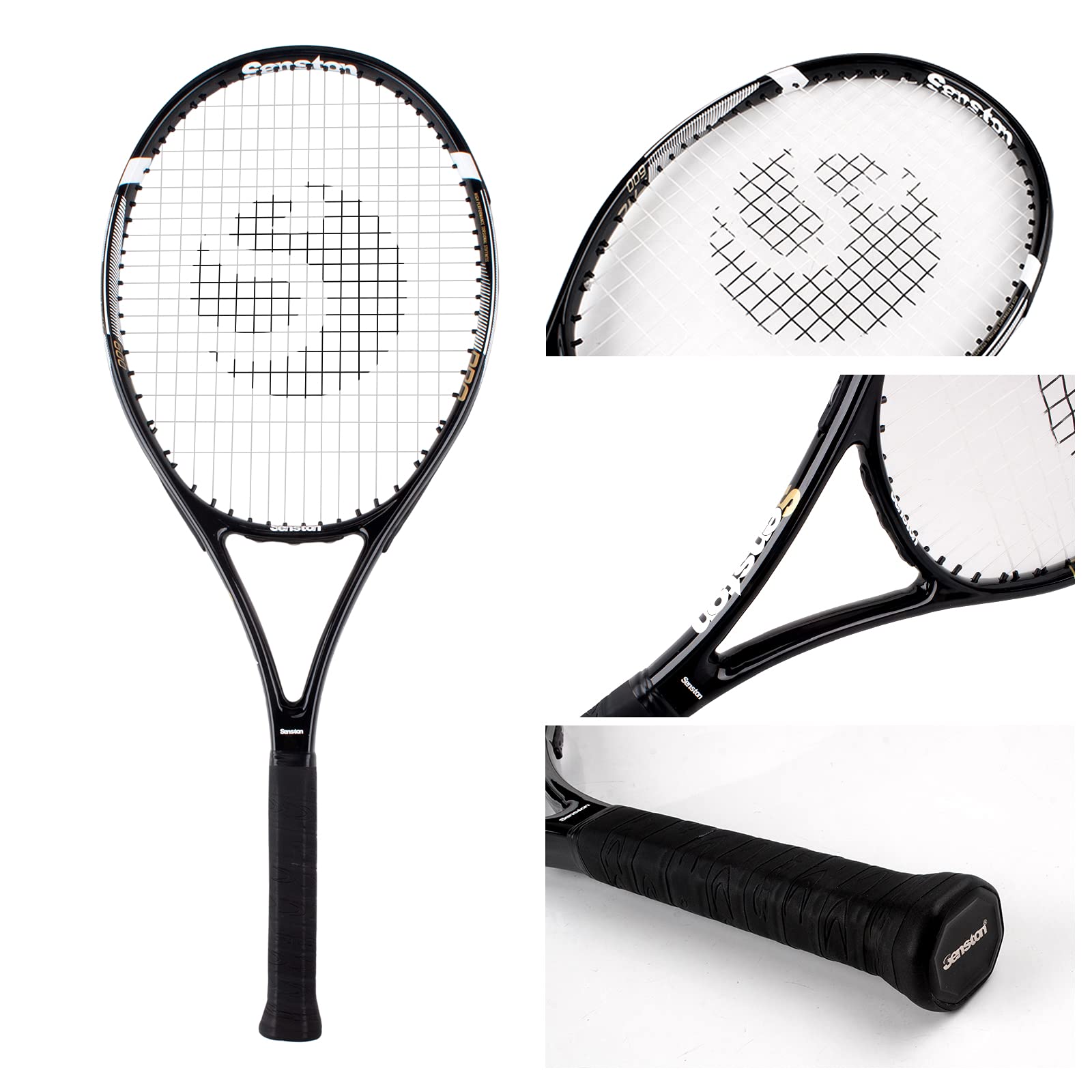 Senston 27 Inch Tennis Racket Set | Lightweight Carbon-Alloy Racquets