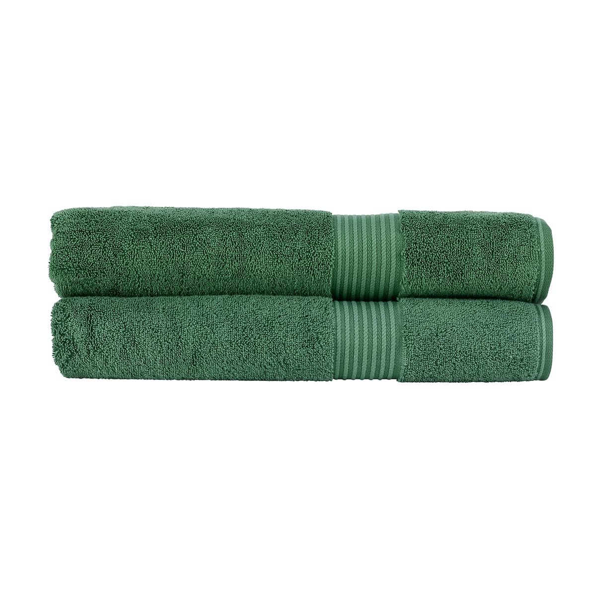 Christy Supreme Hygro Bath Sheets - 2 Pack Supima Cotton - Spruce Green