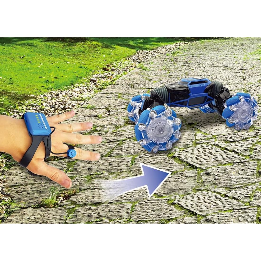 Lexibook Extreme Crosslander RC Car – Gesture Control Off-Road Stunt Toy