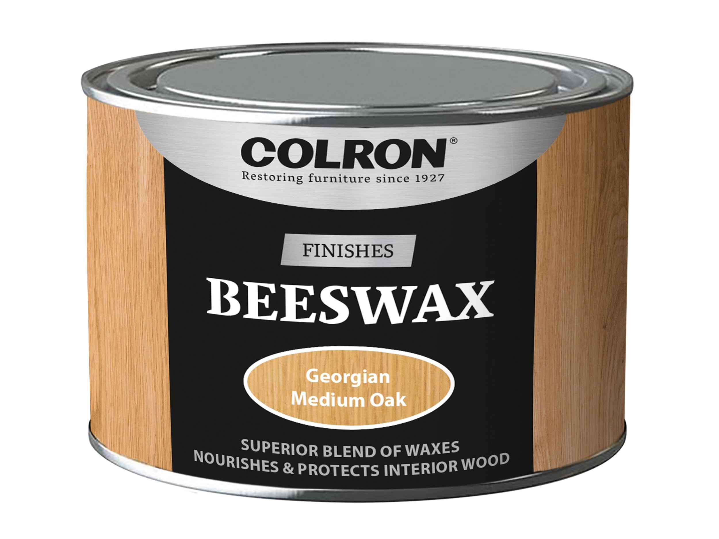 Ronseal Beeswax Paste Wood Polish – Medium Oak Furniture Care, 400g