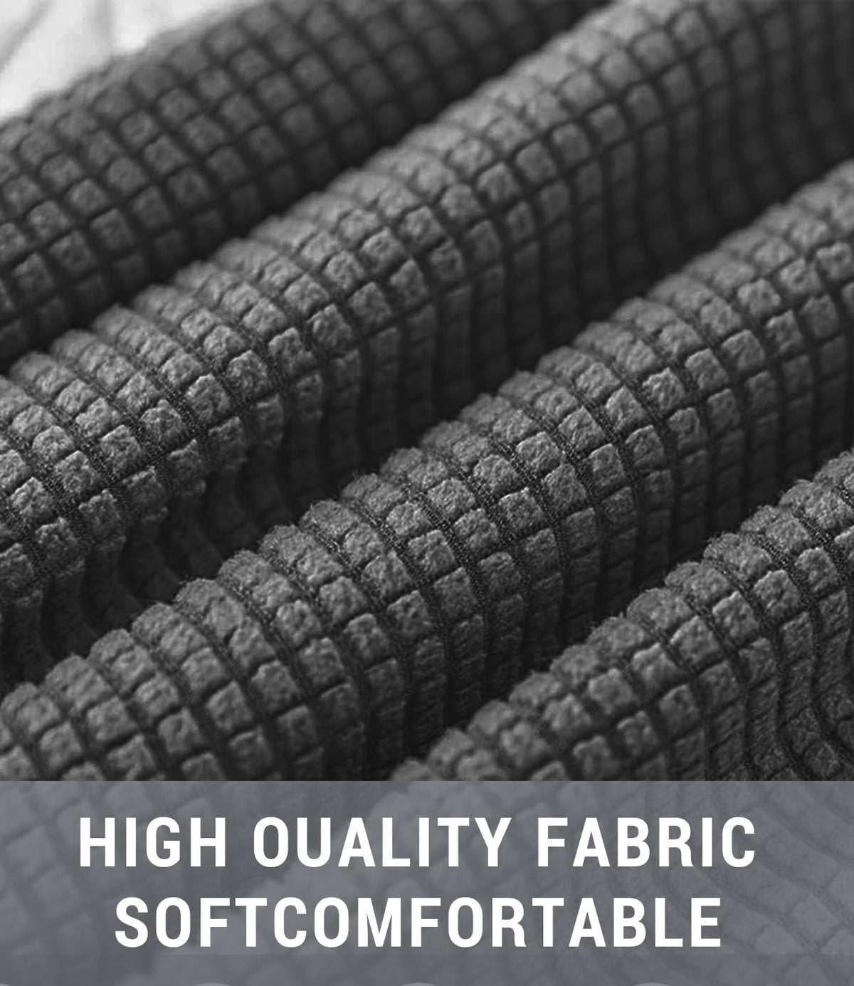 FANSU Headboard Cover for Single Double King Size Bed, Polar fleece Dustproof Headboard Wrap - image 3