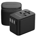Jolof Store Universal Travel Adapter – USB-C & A Ports with Carry Pouch