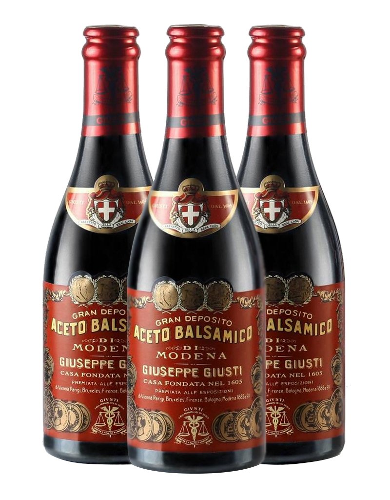 Giuseppe Giusti 3 Gold Medals Balsamic Vinegar of Modena IGP – 3 x 250ml