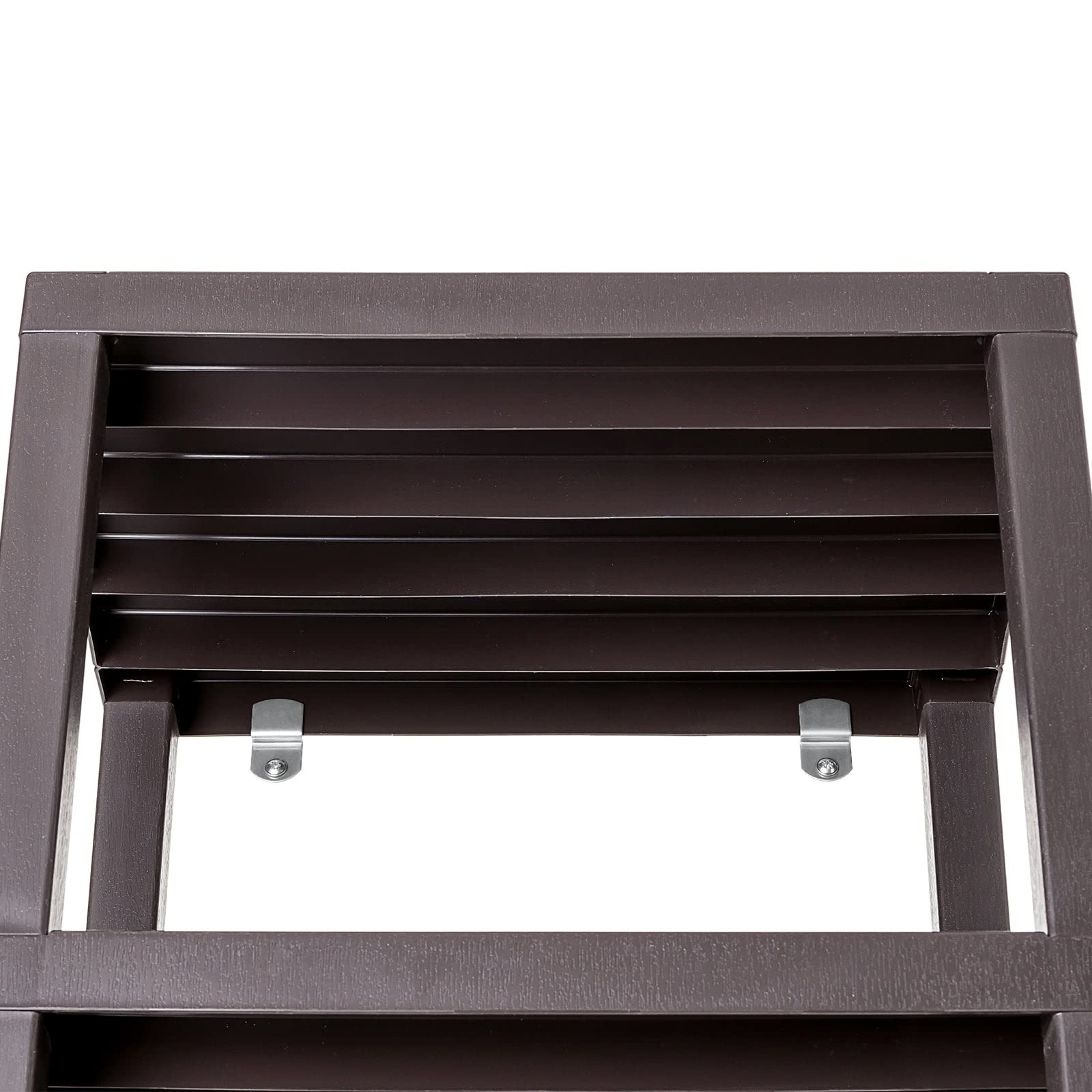 TATAY Lombok Modular Shelving Unit - 6 Wood Effect Shelves, Brown