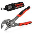 HAUTMEC 180mm Adjustable Pliers Wrench | Smooth Jaw CR-V Steel Spanner