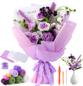 JUAYING Crochet Kit for Beginners - DIY Flower Bouquet with Video Tutorials