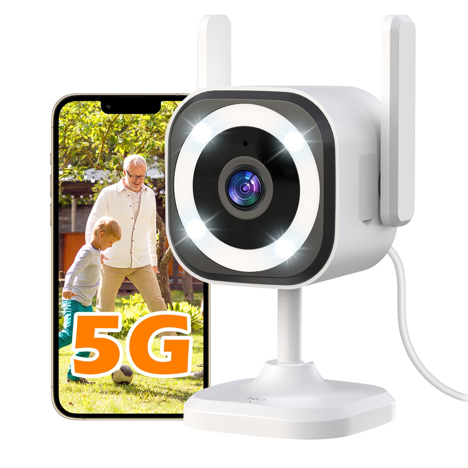 Jolof Store 2K Outdoor Security Camera | 5G WiFi CCTV with Night Vision