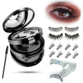 Jolof Store Magnetic Eyelashes Kit – 4 Pairs Natural Wispy & Half Lashes