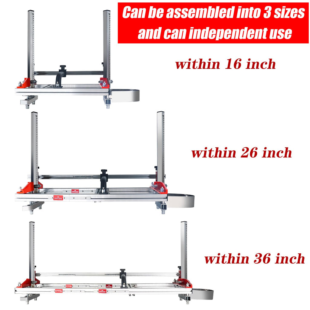 Zozen 14-36 Inch Chainsaw Mill | Portable Aluminum Lumber Planking Guide