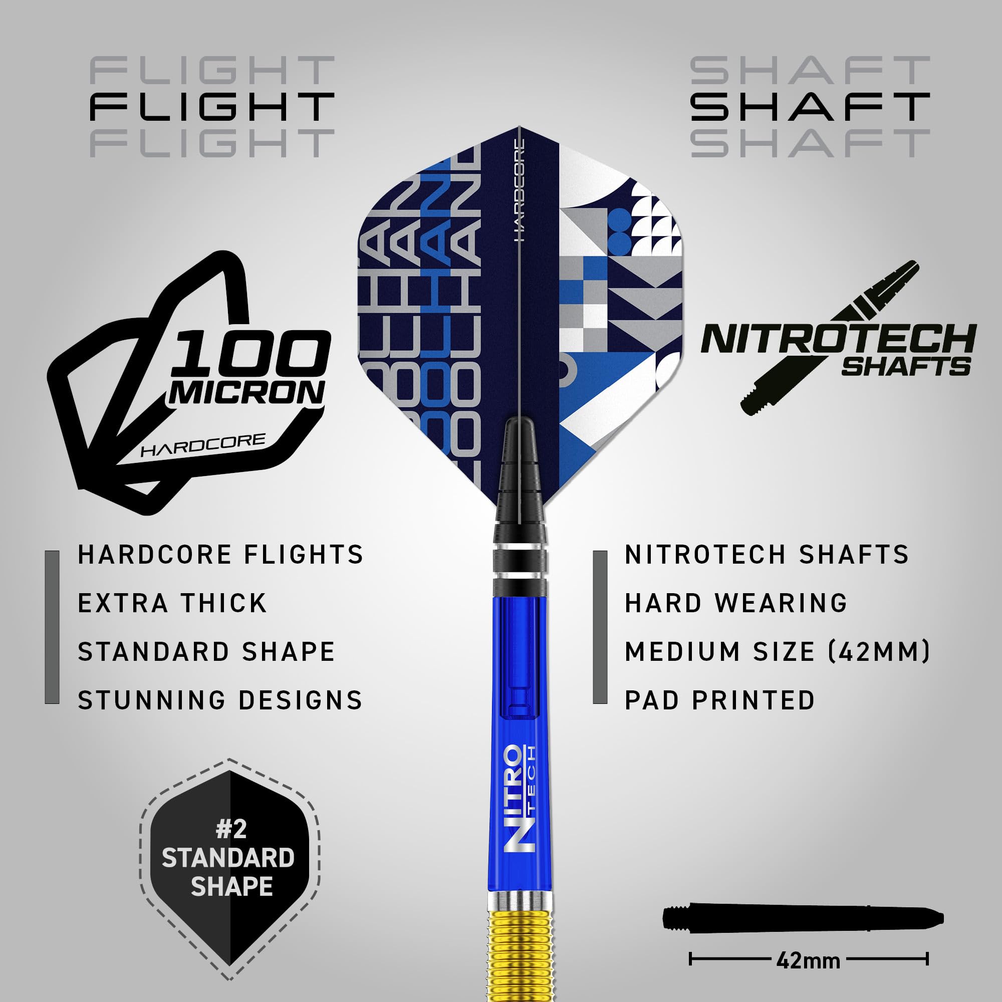 Red Dragon Luke Humphries 21g Tungsten Darts Set | Professional Darts