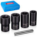Spurtar 5Pc Locking Wheel Nut Removal Tool | 1/2" Drive Twist Socket Set