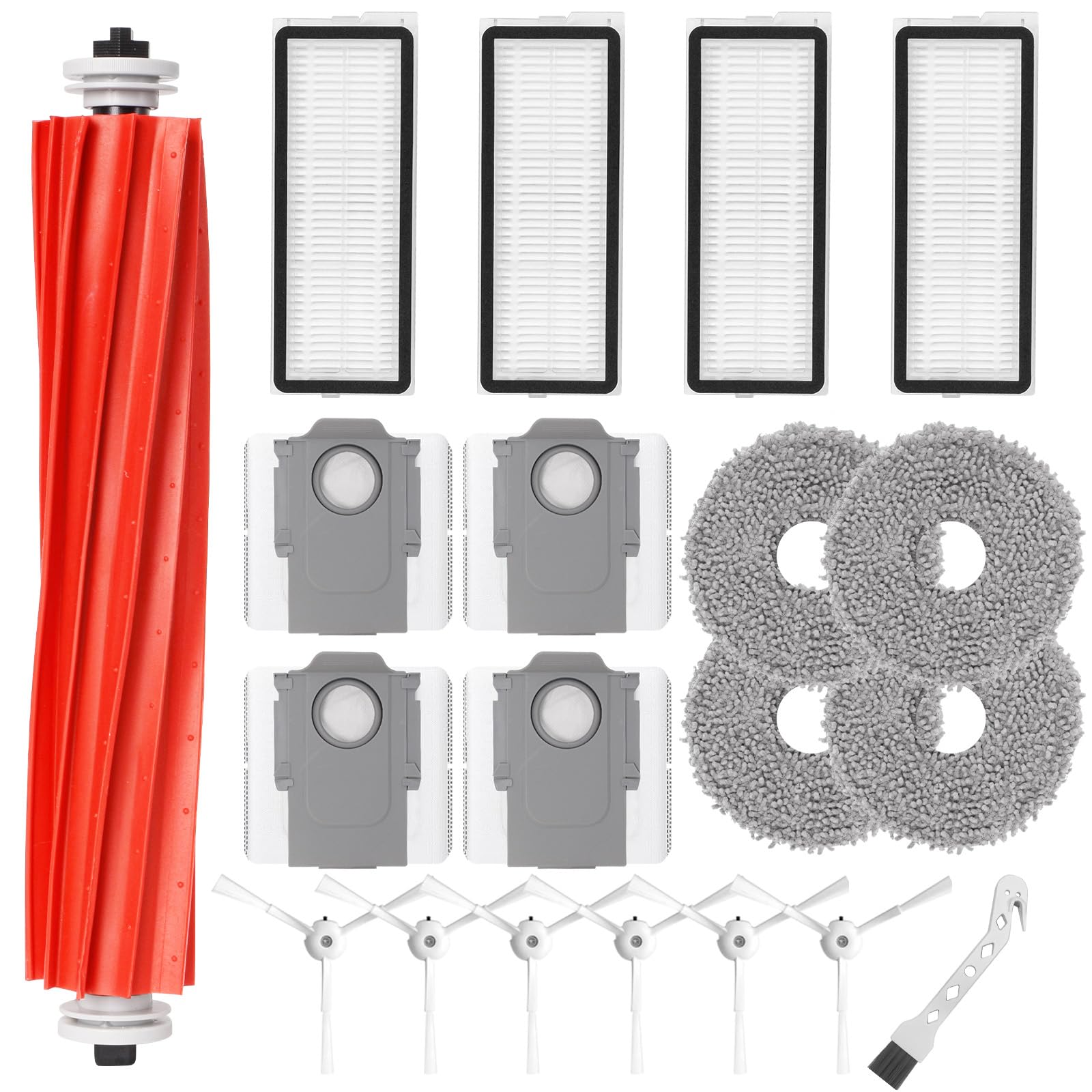 Roborock Qrevo Series Replacement Parts Kit - Brushes, Filters & Bags