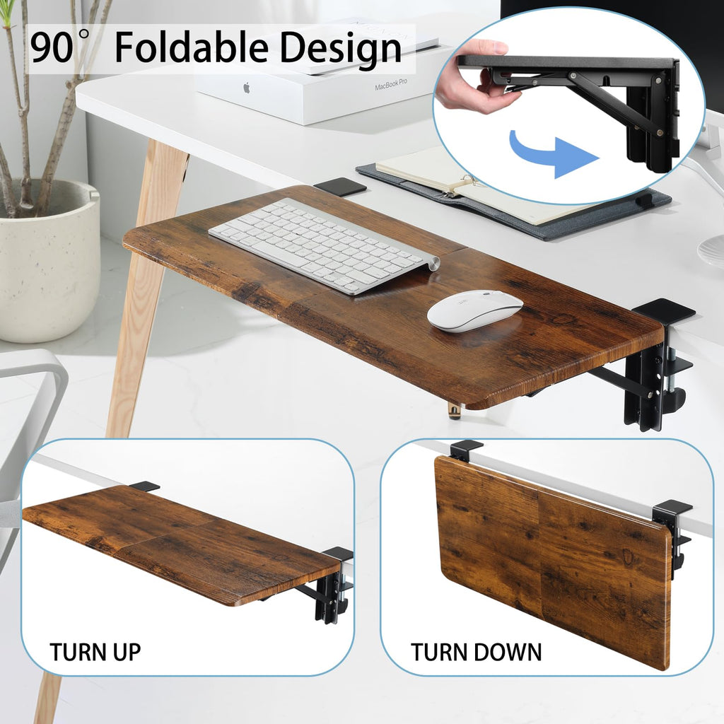 ETHU Foldable Desk Extender Tray 68x29cm - image 3
