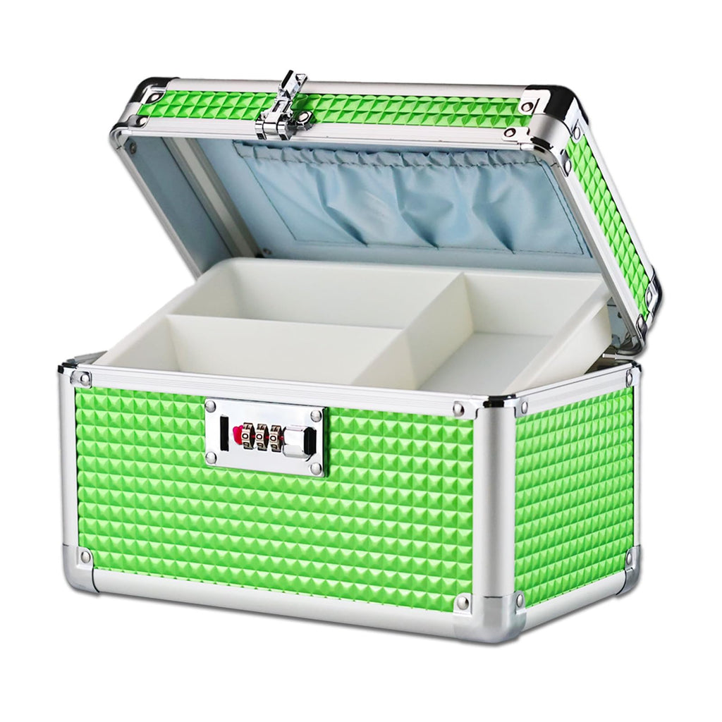 Pogianhae Combination Lock Storage Box with Handle – Multipurpose Locking Case for Home & Outdoor Use, Secure Storage for Accessories, Medicine
