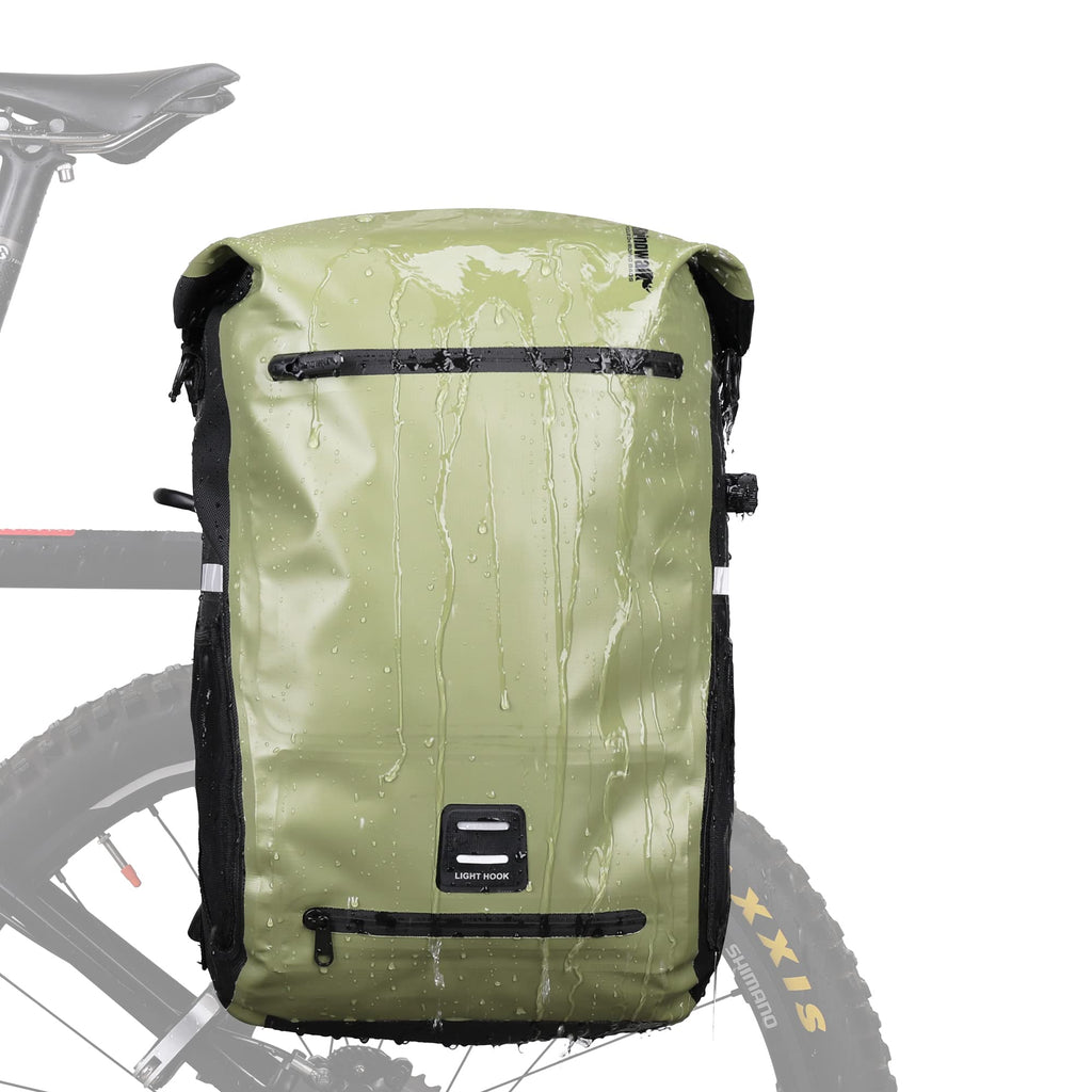 Rhinowalk 22L Waterproof Bike Pannier Bag | 15" Laptop Backpack