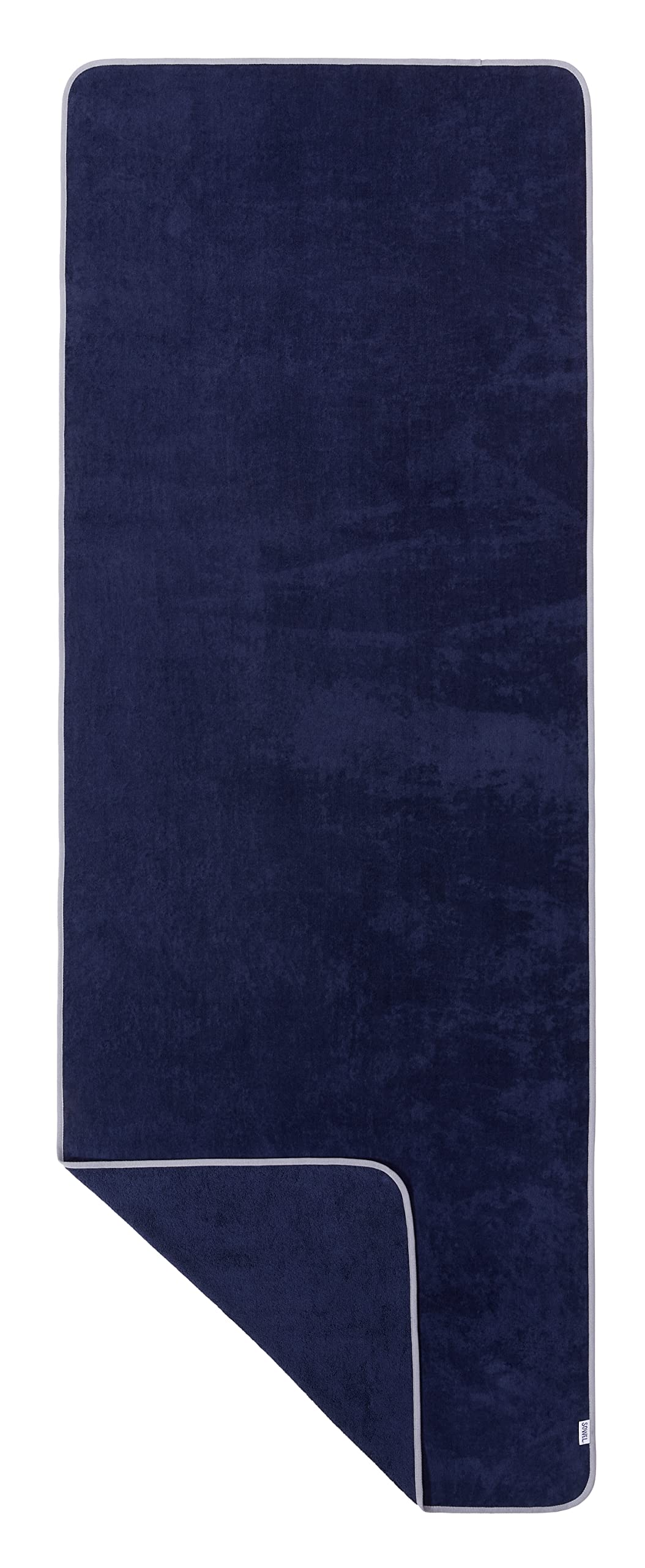 Sowel XL Beach Towel | 100% Organic Cotton Sauna Towel | 220x80cm Navy