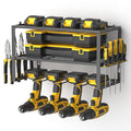Yeabett 3-Layer Power Tool Storage Rack – Heavy Duty Wall Mount Drill Holder