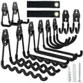 HSTMYFS 10 Pack Heavy Duty Garage Hooks & Tool Organizer Wall Mount