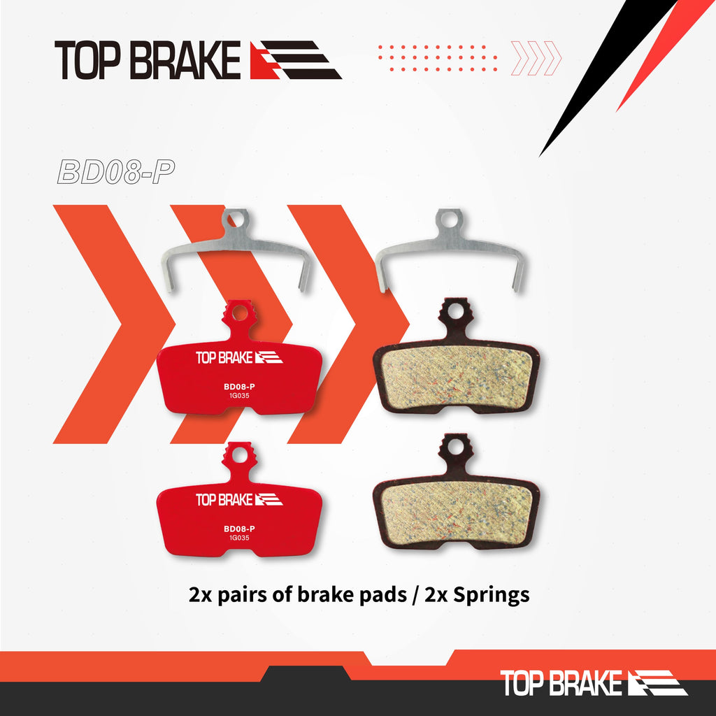 TOP BRAKE 2 Pairs Disc Brake Pads for SRAM Code R/RE/RSC & DB8