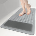 OTHWAY Non-Slip Bathtub Mat – Soft TPE Foot Scrubber & Massage Mat, Grey