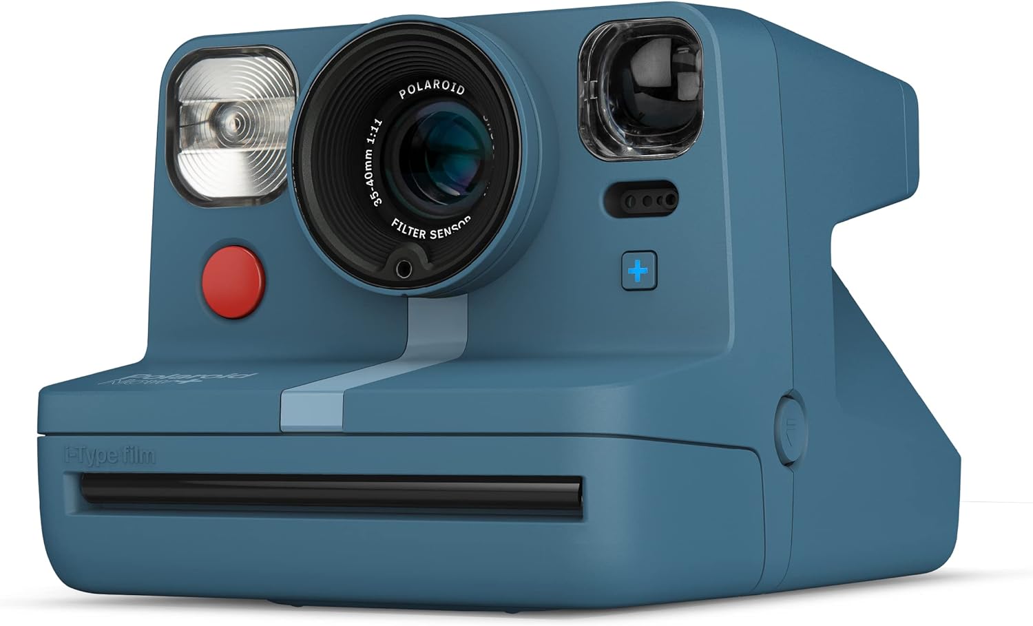 Polaroid Now+ i-Type Instant Camera with Bluetooth & Lens Filters – Calm Blue