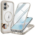 Miracase Magnetic iPhone 17 Case with Screen Protector – Grey